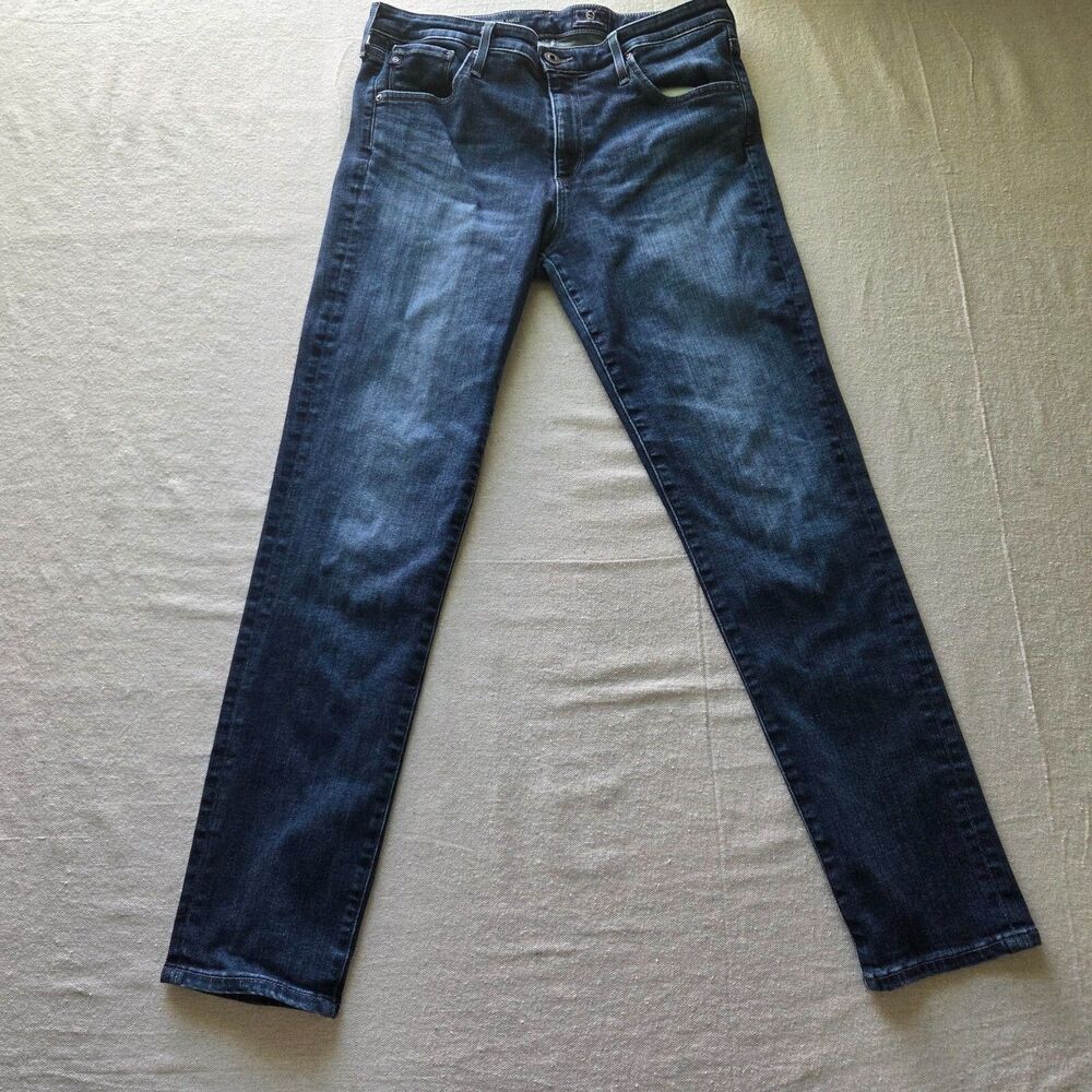 AG Adriano Goldschmied Jeans Womens 31R Blue The Prima Ankle Cigarette Ankle